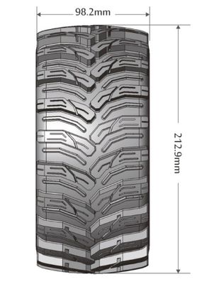 Louise RC Däck & Fälg X-CYCLONE Kraton 8S (MFT) – bild 4