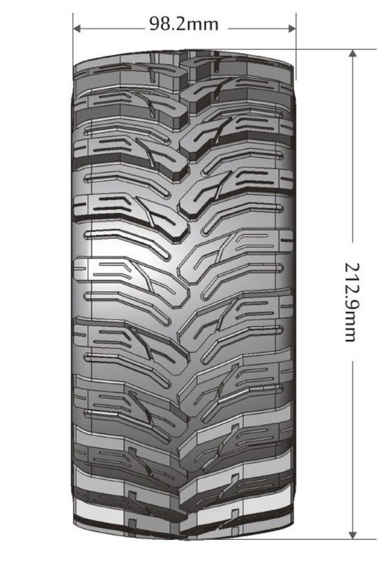 Louise RC Däck & Fälg X-CYCLONE Kraton 8S (MFT) – bild 4