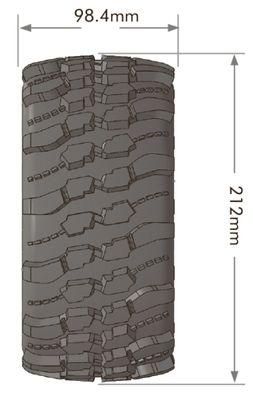 Louise RC Däck & Fälg X-CHAMP X-Maxx (MFT) – bild 4