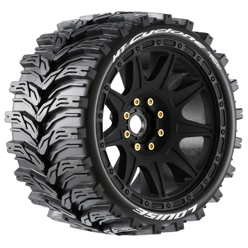 Däck & Fälg MT-CYCLONE Speed 3,8" (Lös 17mm Hex 0" & 1/2" Offset) Soft MFT (2)