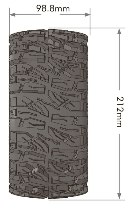 Louise RC Däck & Fälg X-MALLET Kraton 8S (MFT) – bild 5