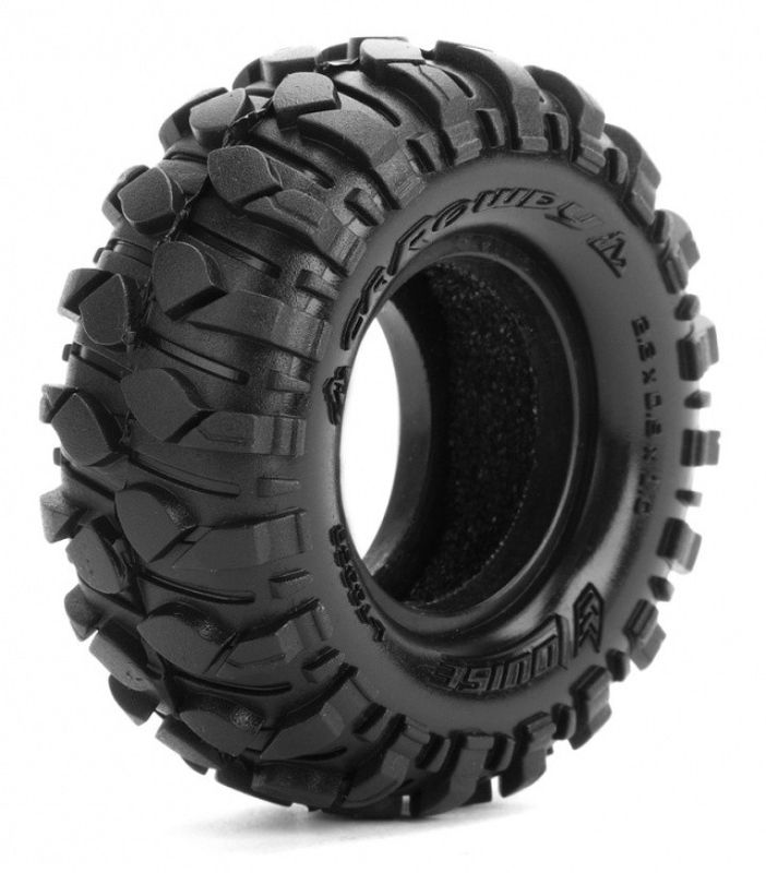 Louise RC Däck CR-ROWDY 1.0" Super Soft med Foams (2) – bild 1