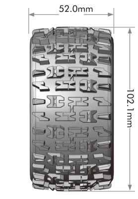 Däck & Fälg ST-PIONEER Mini Maxx/ XRT (0 & 1/2 Offset Hex) (2)
