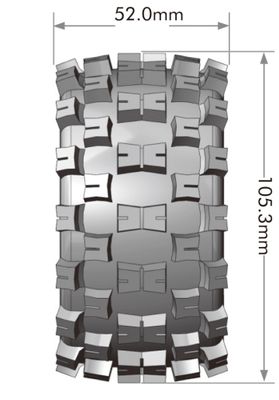 Louise RC Däck & Fälg ST-MCROSS Mini Maxx/ XRT (0 & 1/2 Offset Hex) – bild 2