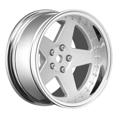 Louise RC Fälg Drift 5-Eker Matt Silver (2,4,6,8mm Offset) 12mm Hex (4) – bild 1