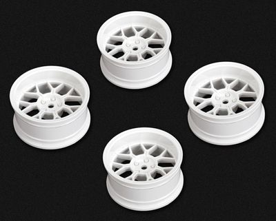 Louise RC Fälg Drift 14-Eker Vit (2,4,6,8mm Offset) 12mm Hex (4) – bild 2