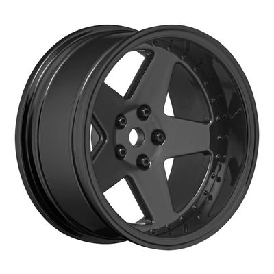 Louise RC Fälg Drift 5-Eker Svart (2,4,6,8mm Offset) 12mm Hex (4) – bild 1