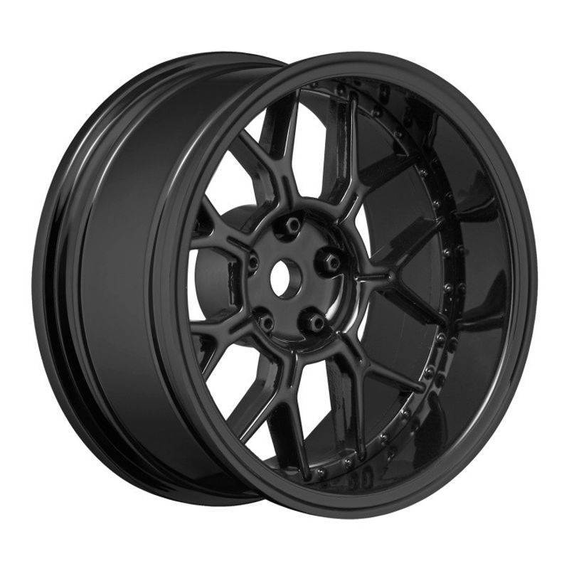 Louise RC Fälg Drift 14-Eker Svart (2,4,6,8mm Offset) 12mm Hex (4) – bild 1