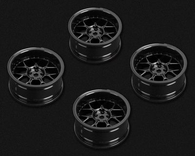 Louise RC Fälg Drift 14-Eker Svart (2,4,6,8mm Offset) 12mm Hex (4) – bild 2