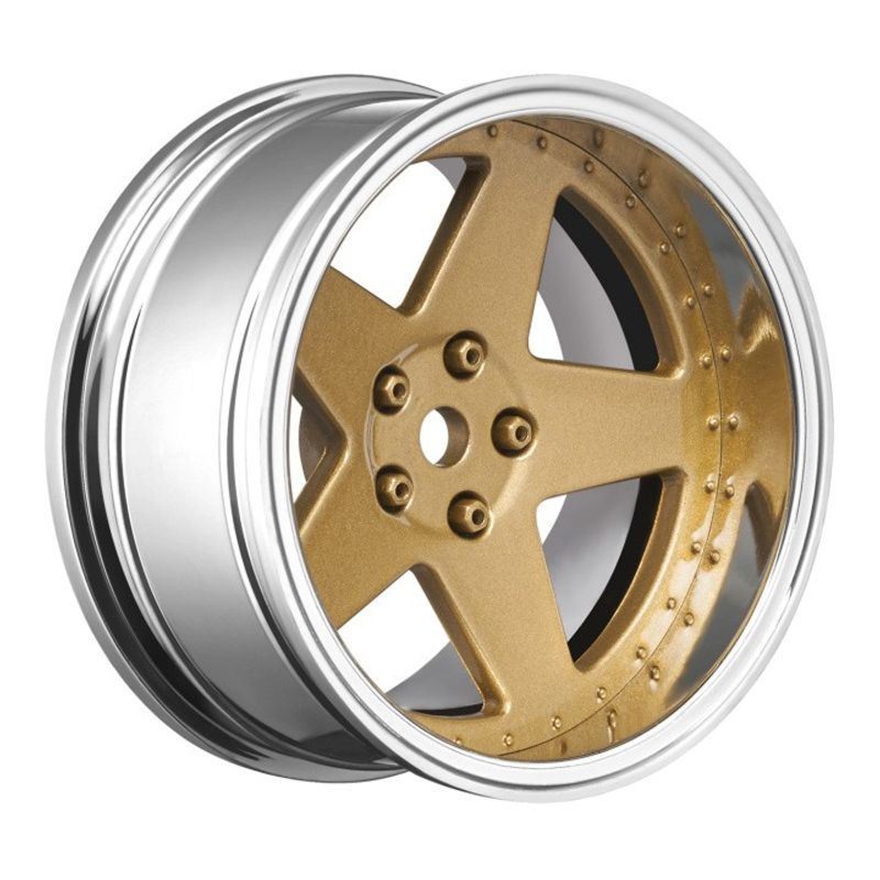 Louise RC Fälg Drift 5-Eker Brons (2,4,6,8mm Offset) 12mm Hex (4) – bild 1