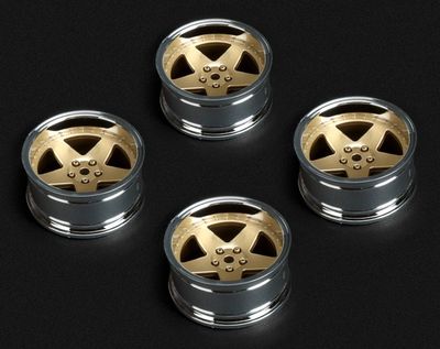 Louise RC Fälg Drift 5-Eker Brons (2,4,6,8mm Offset) 12mm Hex (4) – bild 2