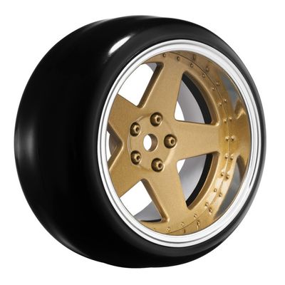 Louise RC Däck & Fälg Drift / 5-Eker Brons (2,4,6,8mm Offset) 12mm Hex (4) – bild 1