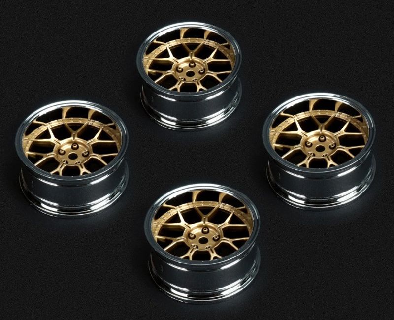 Louise RC Fälg Drift 14-Eker Brons (2,4,6,8mm Offset) 12mm Hex (4) – bild 2