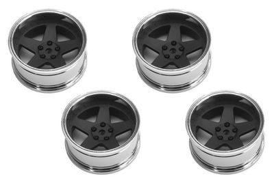 Louise RC Fälg Drift 5-Eker Matt Svart (2,4,6,8mm Offset) 12mm Hex (4) – bild 2