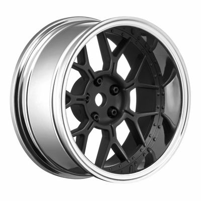 Louise RC Fälg Drift 14-Eker Matt Svart (2,4,6,8mm Offset) 12mm Hex (4) – bild 1