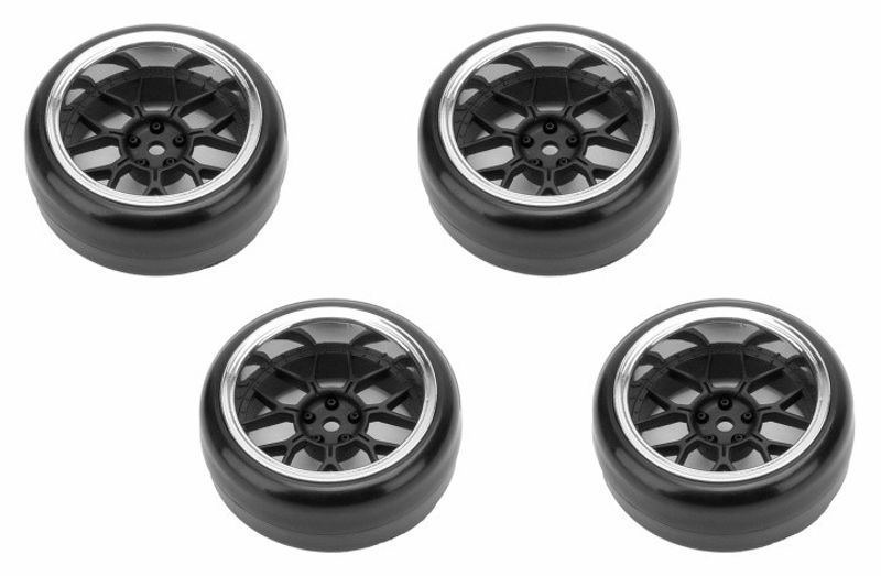 Louise RC Däck & Fälg Drift / 14-Eker Matt Svart (2,4,6,8mm Offset) 12mm Hex (4) – bild 2