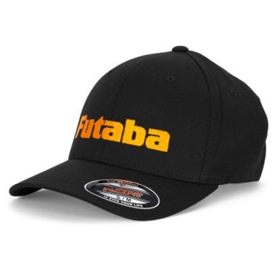 Futaba Keps Flexfit Svart/Orange S/M