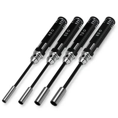 Hyls/Mutternyckel Set - 4, 5.5, 7 & 8mm