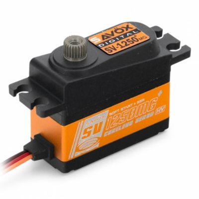 Savöx SV-1250MG Plus Servo 8Kg 0,095s HV Alu Coreless Metalldrev Mini