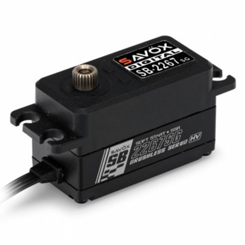 Savöx SB-2267SG Servo 25Kg 0.08s HV Alu Brushless Lågt Ståldrev