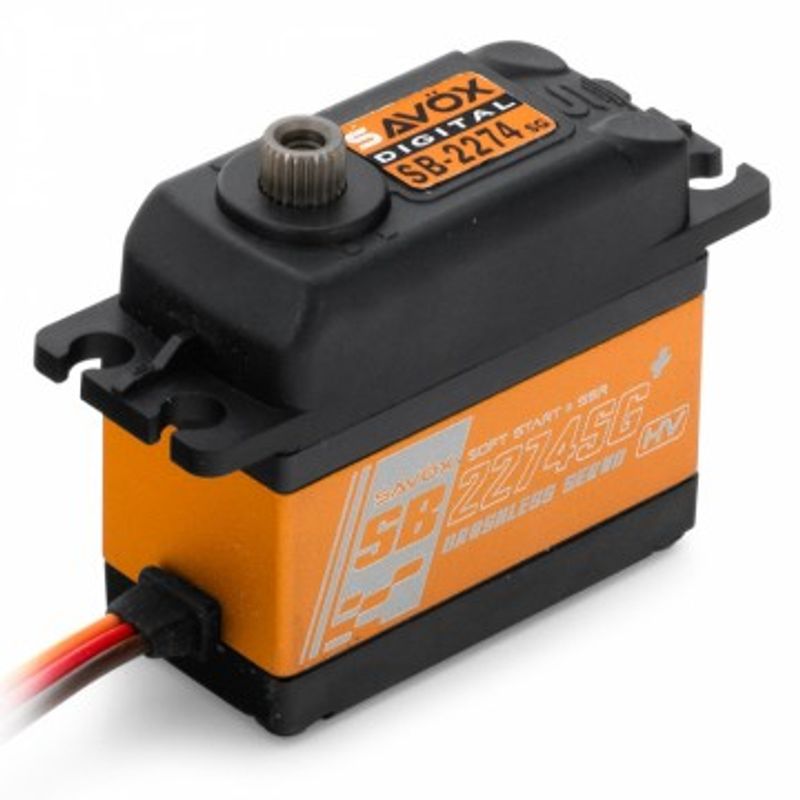 Savöx SB-2274SG Plus Servo 25Kg 0,08s HV Alu Brushless Ståldrev