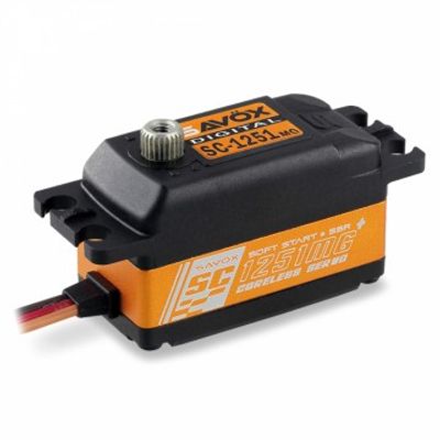 Savöx SC-1251MG Plus Servo 9Kg 0,09s Alu Coreless Metalldrev Lågt