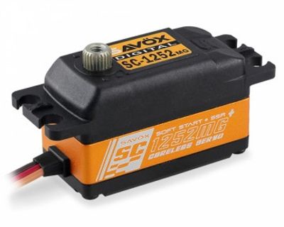 Savöx SC-1252MG Plus Servo 7Kg 0,07s Alu Coreless Metalldrev Lågt