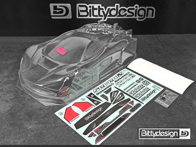 SEVEN65 1/8 GT Kaross 325mm hjulbas Omålad/oklippt Bittydesign