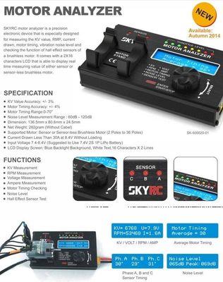 Borstlös Motor Analysator SKYRC