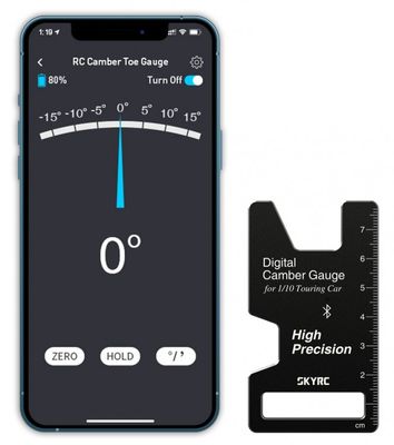 Cambervinkel Mätare Digital Bluetooth CTG-015 SkyRc