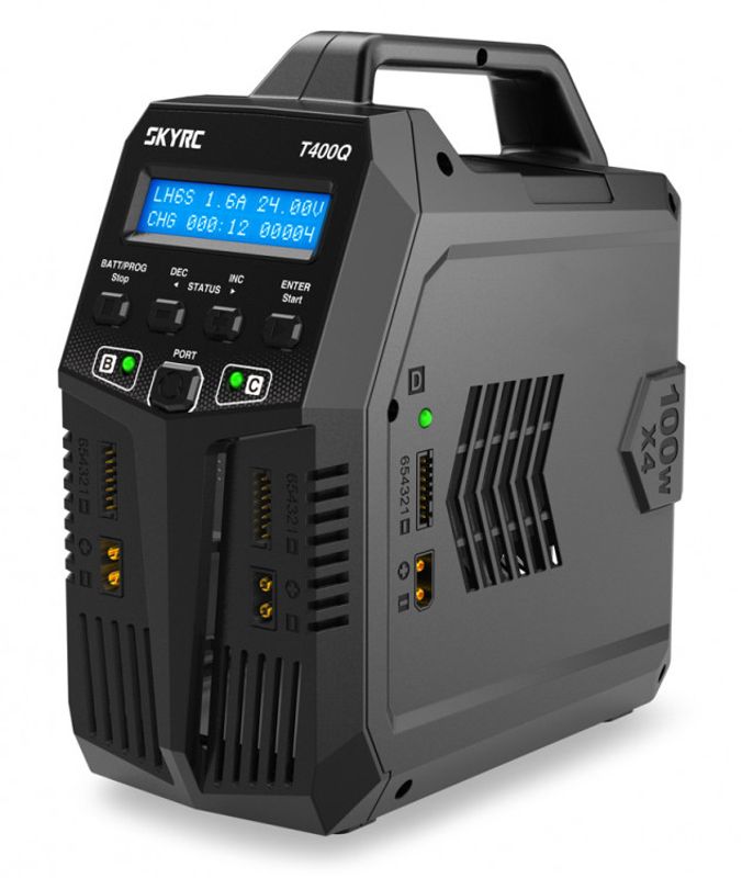 Sky RC T400Q Quad-laddare AC 4x100W, DC 4x200W