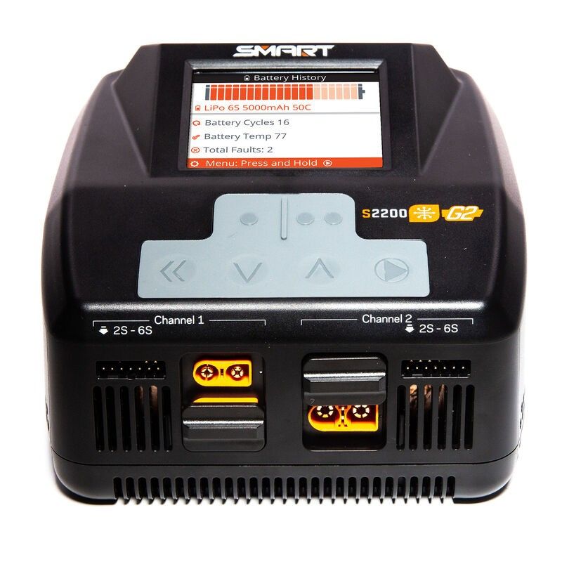 S2200 G2 AC Spektrum Smart Dubbel Laddare 2x200W