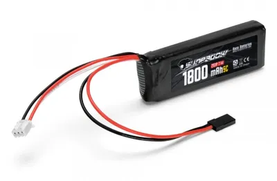 Mottagarbatteri Li-Po 7,4V 1800mAh 5C