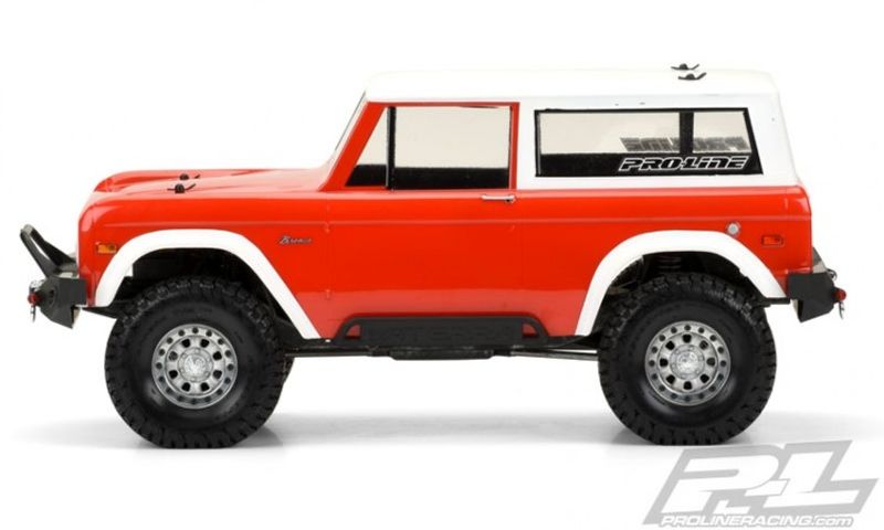 Kaross 1973 Ford Bronco Crawler Omålad Pro-Line