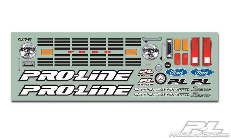 Kaross 1973 Ford Bronco Crawler Omålad Pro-Line