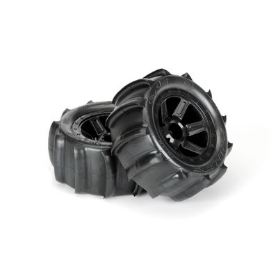 1/16 Sling Shot Fr/Rr 2.2" paddel däck 12mm Blk Desperado 2st