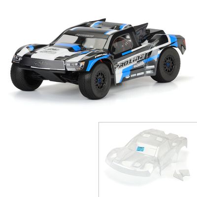 Kaross Omålad Pro-Line Racing 1/10 Pre-Cut Flo-Tek Fusion Clear Body: Short Course