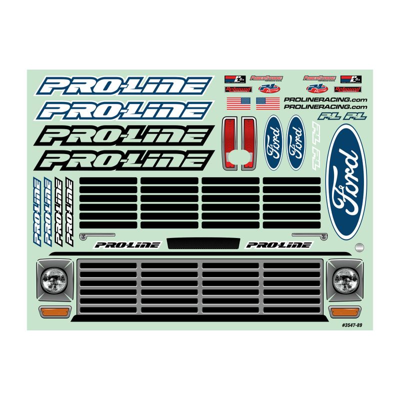 Pro-Line Racing 1/7 Pre-Cut 1967 Ford F-100 Truck Clear Body: Unlimited Desert Racer