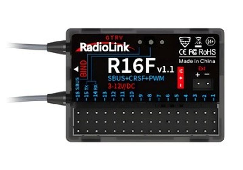 Radiolink Mottagare R16F 16-kanaler