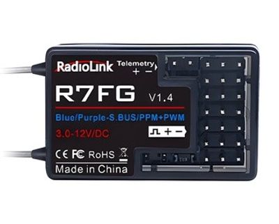 Radiolink Mottagare R7FG 7-kanaler med Volt kabel