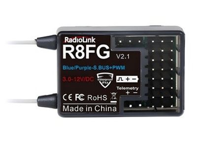 Radiolink Mottagare R8FG 8-kanaler med Volt kabel