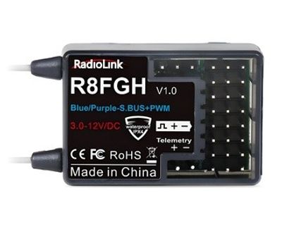 Radiolink Mottagare R8FGH 8-kanaler HV med Volt kabel