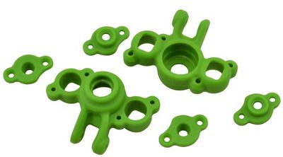 Knuckle arms. F/R. Traxxas Mini E-Revo. Gröna. RPM.