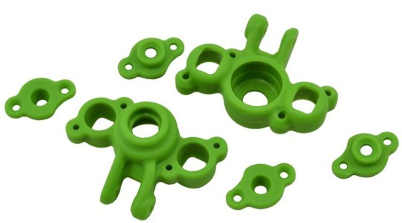 Knuckle arms. F/R. Traxxas Mini E-Revo. Gröna. RPM.