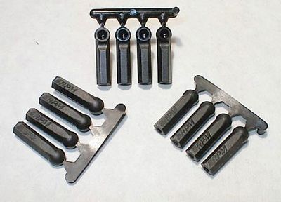 Rod Ends. Long shank. 4-40. Lila. RPM.