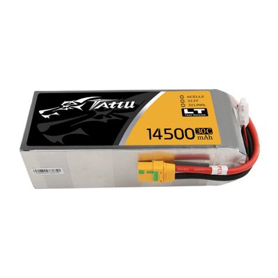 Tattu 14500mAh 6S 30C 22,2V LiPo-batteri – XT90-S kontakt – UAV Classic (Low-Temperature)