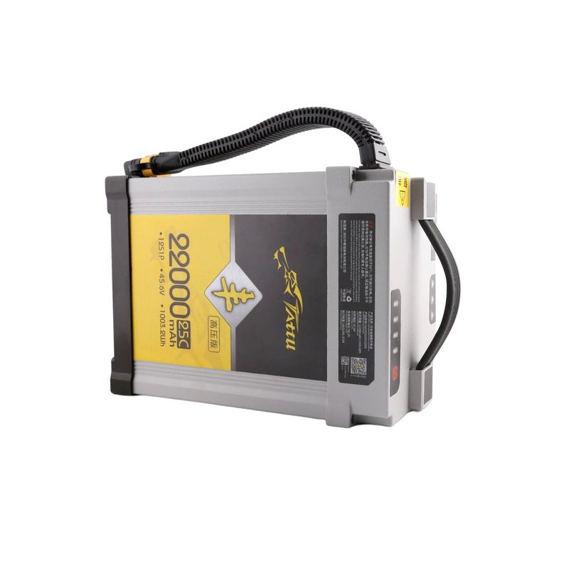 Tattu 22000mAh 12S 25C 45,6V(HV) LiPo-batteri – AS150-F kontakt – AGRI