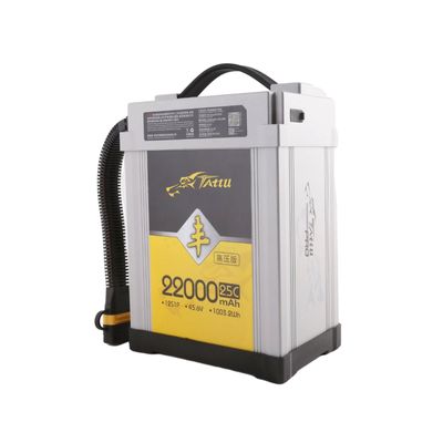 Tattu 22000mAh 12S 25C 45,6V(HV) LiPo-batteri – AS150-F kontakt – AGRI