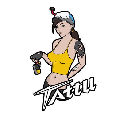 Tattu Girl dekal