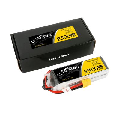 Tattu 2300mAh 4S 75C 14,8V LiPo-batteri – XT60 kontakt – FPV Classic
